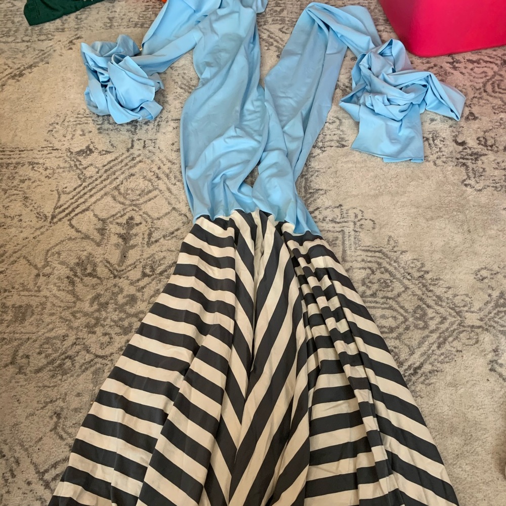 Nautical wrap dress one size can fit up to size 14